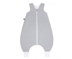 Julius Zöllner 9112769320 Gigoteuse dété en jersey avec jambes (0, 5 ToG) Gris rayures 92/18-36 mois, gris