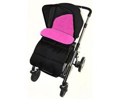 Chancelière/Cosy orteils Compatible avec Joie Mirus Scenic Poussette Rose Rose