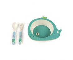 Walking Mum Ballena Ensemble de vaisselle 3 pièces Unisexe
