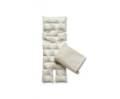 Quaranta Semainier 401164 Matelas en mousse dépeautre pour bébé et 2 housses