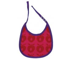 Småfolk Bavoir Motifs petites pommes Bavoir (Rose, Taille Unique)