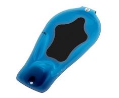 Rotho Babydesign Siège de Bain avec Tapis Antidérapant, 0-6 mois, TOP/TOP Xtra, Bleu Translucide, 205030209