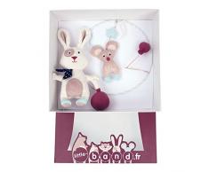 LITTLE BAND Coffret Bébé Peluche Lapin/Attrape-Rêve