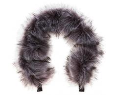 For-Your-Little-One Poussette à capuche en fourrure Compatible avec Stokke, Gris foncé