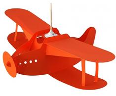R&M Coudert Lampe de Plafond Suspension Chambre Enfant Avion Orange