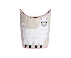 3 Sprouts Llama Panier à linge