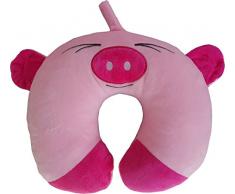 Coussin de nuque cochon 3D Z 90-62 - Rose