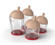 mimijumi Set Démarrage de 2 Biberons Very Hungry + 2 Biberons Not So Hungry 1 Unité