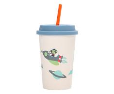 Penny Scallan BATBIC Gobelet en bambou avec paille Big City