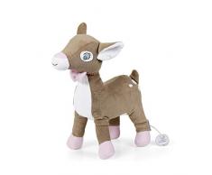 Sterntaler Fille Peluche Musicale, Chevreuil Rosie, Boîte à Musique Remplaçable, Taille: L, Brun/Rose