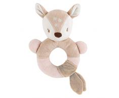Nattou Hochet en Peluche Fanny le Cerf, 9 x 7 x 14 cm, Fanny et Oscar, Beige