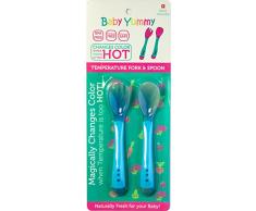 Baby Yummy Couverts Magiques pour Bébé en Silicone