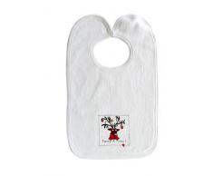 Scott meets 600-605 Lilly Bavoir avec motif Merry X-mas certifié Öko-Tex Standard 100 100 100% coton