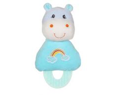 Gipsy Hippopotame Doudou Dentition Bleu