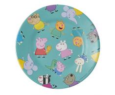 Petit Jour Paris - PI920K - Assiette à dessert Peppa Pig - Parfaite pour le dessert!