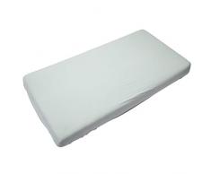 TIMBOO TM-HL600-529 5414546071144 Drap Housse, Sea Blue Bleu 60cm x 120cm + 15cm