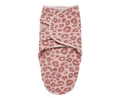 Meyco 331054 SwaddleMeyco Pucksack Serviette de toilette Rose Taille M/L (4-6 mois)