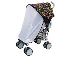 Dreambaby Extenda-Shade Pare-soleil/ Protection solaire pour poussette avec moustiquaire