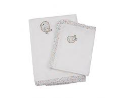 Trousselier Drap Etoiles 120 x 180 cm + Taie dOreiller 35 x 45 cm