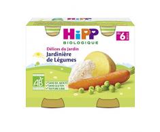 Hipp Biologique Jardinière de Légumes Dès 6 Mois 2 Pots de 190 g