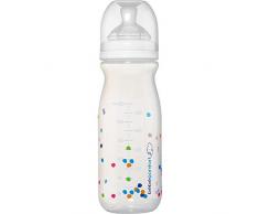 Bébé Confort Biberon Natural Comfort 330 ml Blanc + Tétine Silicone T2 Débit Rapide