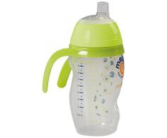 Mebby Tasse dApprentissage Anti-Gouttes 6+ Mois Vert avec Bec en Silicone