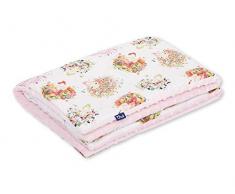 Pepi Leti 685843716266 Couverture pour bébé Amy Rose pâle 100 x 75 cm