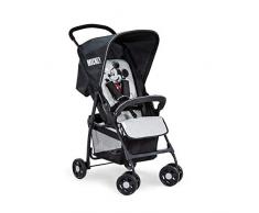 Hauck Sport Poussette jusquà 18 kg avec Position Couchée de 0 Mois, Légère 5,9 kg Pliable, Compacte, Barre de Protection, Harnais 5 Points, Grand Panier - Mickey Stars Gris