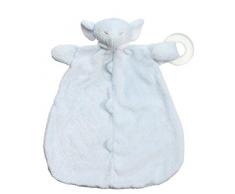 Angel Dear Doudou pour bébé anneau de dentition éléphant (Bleu)