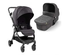 Baby Jogger 2044259 Baby Jogger City Tour LUX 2 en 1 Poussette de sport et nacelle légère pliable et portable Gris