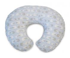 Chicco 08079902520000 BOPPY Coussin dallaitement avec housse en coton Soft Shell Gris