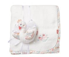 Fehn Couverture douillette pour bébés et jeunes enfants à partir de 0+ mois – pour câliner, tapis déveil ou drap à moustache Dimensions : 100 x 75 cm