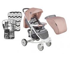 Lorelli S300 0+ Poussette Citadine/Canne avec Couvre-Jambes Beige