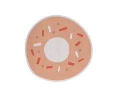 TAPIS COTON LILIPINSO (89X90CM) - DONUT ORANGÉ