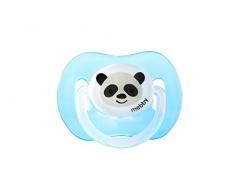 Mebby Sucette Anatomique en Silicone Modèle Garçon 6+ Mois avec Animaux (Panda et Singe) - Lot de 2