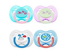 Philips AVENT Sucettes Décorées 0-6 Mois ( lot de 2) - Modèle aléatoire 