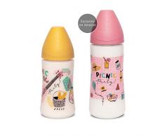 Suavinex Biberon 270 ml + Biberon 360 ml Silicone 2 unités 204 g