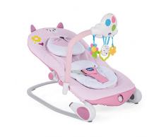 Chicco - Transat Bébé Balloon - Pliable, Compact et Ajustable - Miss Pink