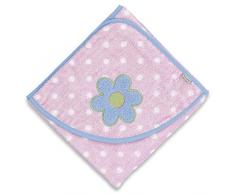 Sterntaler Serviette de bain à capuche Katharina, Âge: à partir de 0 Mois, 80 x 80 cm, Rose