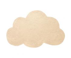 TAPIS COTON LILIPINSO (64X100CM) - FORME NUAGE COLORIS - CORNHUSK