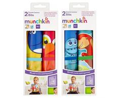 Munchkin 2 Bavoirs Ramasse-Miettes - Couleur Aléatoire