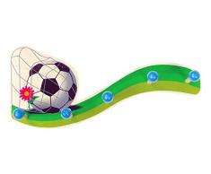 Hess Jouet en bois 30300 – Portemanteau Football en bois, env. 35 x 17 cm
