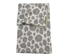 Meyco 2753015 Couverture pour bébé tricotée 100% coton Motif panseur Multicolore 100 x 150 cm