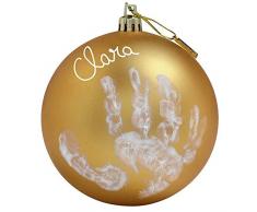 Hoppop Boule de Noël Baby Art Or