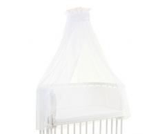 BabyBay Ciel de Lit pour Lit Berceau cododo BabyBay, Uni/Blanc