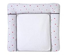 Schardt Matelas à langer avec housse en tissu éponge amovible, 80 x 75 cm.