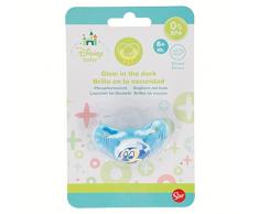 elemed 39807 Baby (6 + M) Pin Sommier orthopédique de tétines en silicone Blister avec Micky Maus, multicolore