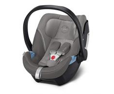 CYBEX Gold Siège Auto Coque Aton 5, Réducteur Nouveau-né Inclus, De la Naissance à 18 Mois environ, (soit 13 kg max.), Soho Grey