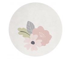 TAPIS COTON LILIPINSO (Ø 150CM) - FLEURS