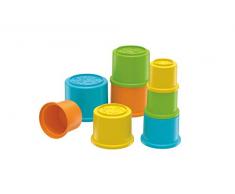 Fisher-Price Huit Gobelets Gigognes, jouet à attraper, empiler, ranger ou à emboîter pour développer la motricité fine de bébé, dès 6 mois, GCM79